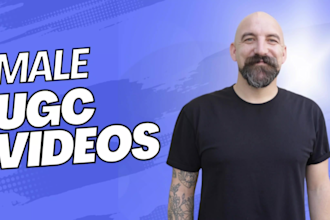 create male ugc spokesperson videos for your brand