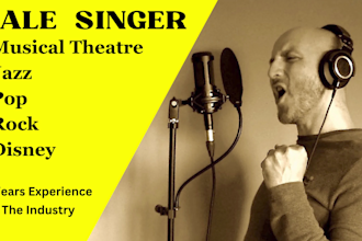 be your musical theatre pop rock jazz broadway male singer