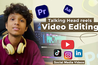 edit your talking head videos for social media