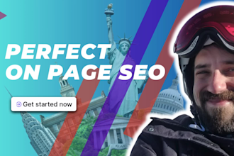 do on page SEO, and website optimization for google ranking