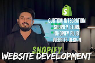 do shopify website development for your shopify website and shopify store