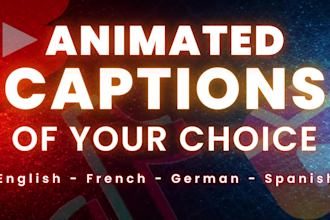 add animated titles, subtitles, and captions to videos