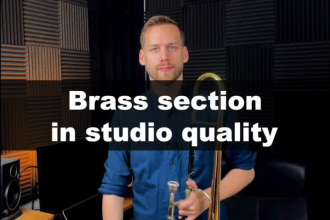 record brass in studio quality