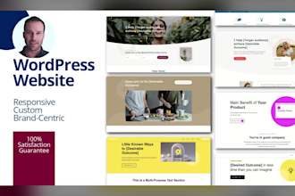 create your wordpress website from scratch