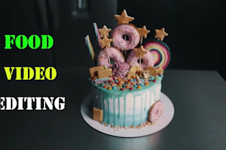 edit food recipe video for instagram, facebook, youtube reels