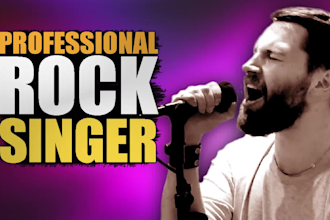 be your male rock singer vocalist
