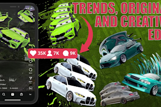 professionally edit your car videos and reels