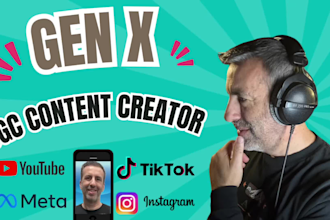 create gen x ugc videos for your product or service