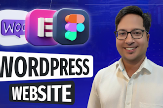 create responsive wordpress website design, redesign, landing page