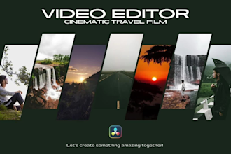 edit cinematic and professional travel vlogs, youtube videos, reels