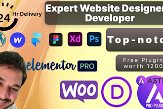 be your business website expert, wordpress template, develop website