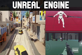 develop unreal engine game blueprints ai and game prototype