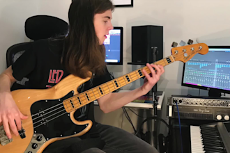 be your bassist and record original bass samples and tracks