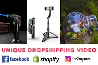 create viral dropshipping video for shopify products