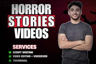 create horror and scary story videos like mr nightmare