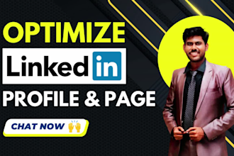 upgrade linkedin profile optimization or revamp it and create a business page
