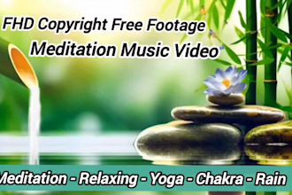 create youtube channel, 20 relaxing, meditation music video