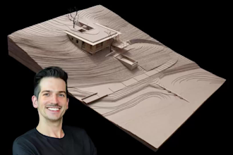 create a realistic 3d digital scale model