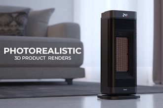 create photorealistic 3d product renders of your product