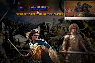 do create history video for youtube channel