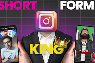 do video editing for youtube shorts, instagram reels and tiktok edits
