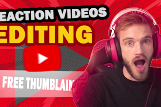 edit your reaction videos like music video, movies and anime