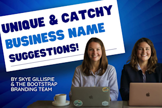 brainstorm creative business, company, brand or product name ideas