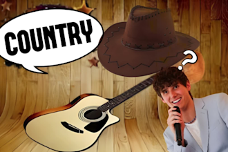 compose a lyrics and be your country music singer