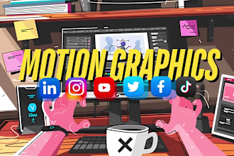 do professional motion graphics for promotion and ad