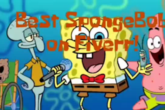 record a spongebob character voice impression