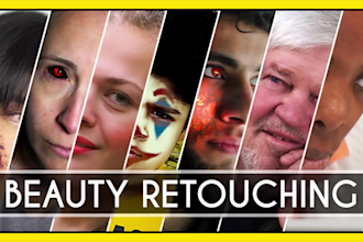 do professional skin and beauty retouching for your videos