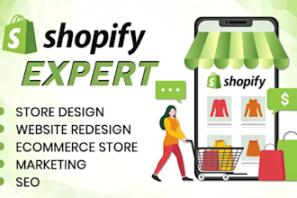do shopify store design, shopify ecommerce website development, one product shop