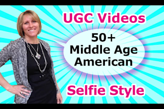 do a ugc video ad or review, middle age american mom, talking head, selfie style