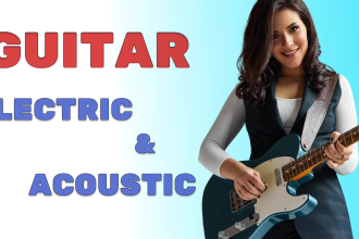 record electric or acoustic guitar