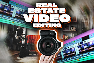 create a professional real estate video edit in a short time