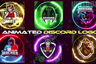 create gif animation,discord logo animation for your discord and fivem server