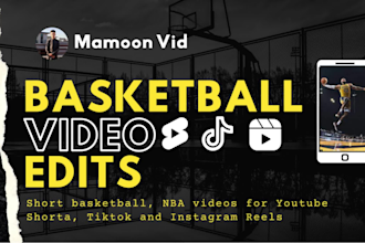 create short basketball, nba videos for social media
