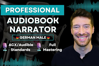 be your german male audiobook narrator