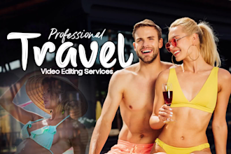 edit your youtube vlog, travel video, or reels video editing