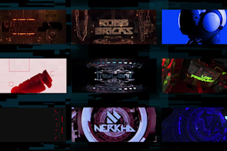 create 3d dj logo visuals for gigs