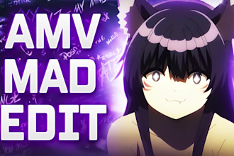 create an insane 4k anime montage I edit, amv, mad I