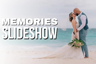 create photo slideshow for wedding, anniversary, birthday