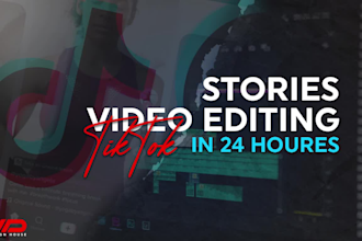 deliver professional tiktok and showreel video editing in 24 hours