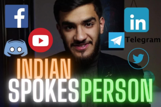 be your indian professional spokesperson video presenter and actor