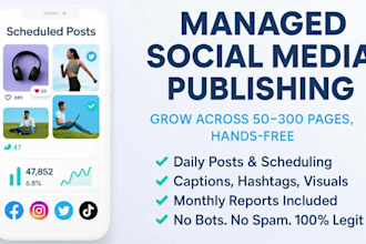 manage and publish your content daily across multiple brand pages