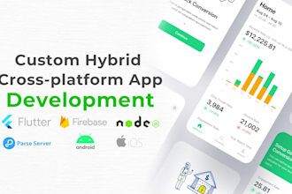 develop a professional flutter app for android and ios