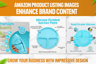 design amazon product listing images, product image editing