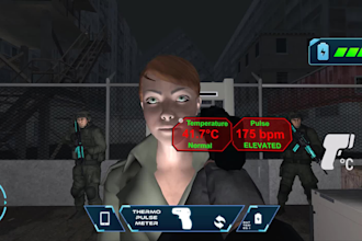 develop an offline video game using the unity game engine