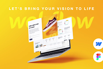 be your expert webflow developer, converting figma to webflow and landing pages