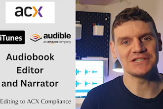 edit, mix and master your audiobook to acx approved